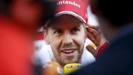 Důvody k úsměvu měl také Räikkönenův týmový kolega Sebastian Vettel.