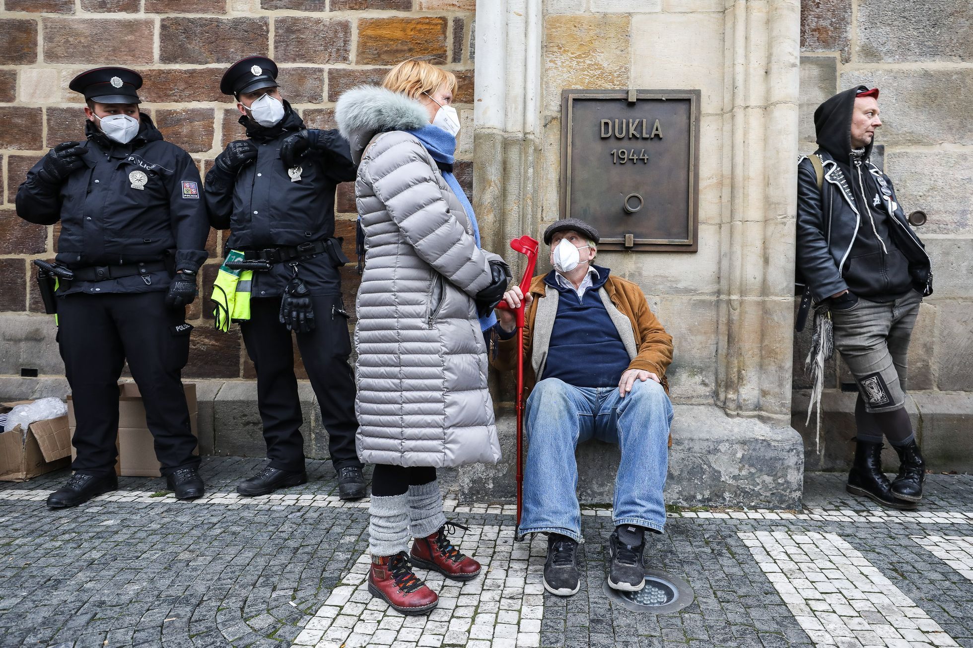 17. listopad 2021, státní svátek, Sametová revoluce, 17. 11. 2021, Národní třída, Hlávkova kolej