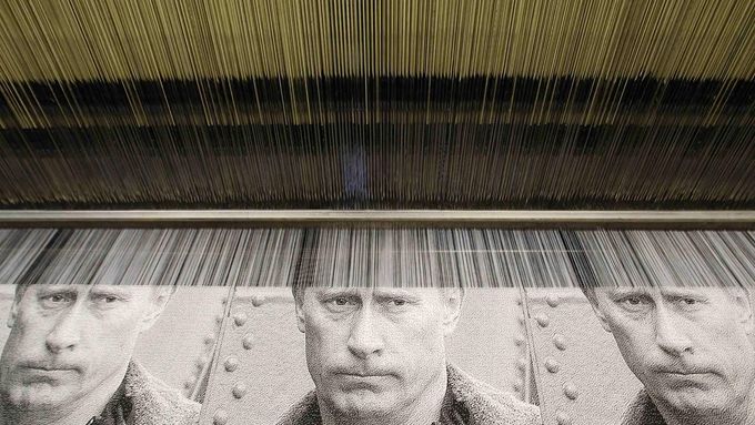 Podívejte se na Putina, utkaného z nejjemnějších vláken