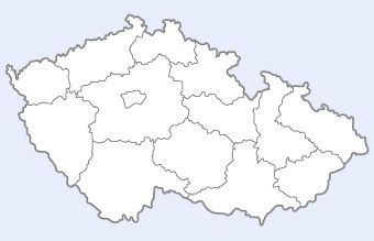 ČR - mapa - kraje - 340px