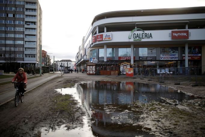 Nákupní centrum Blechen Carre v Chotěbuzi.