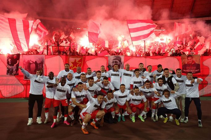 Marakana - stadion Crvené zvezdy Bělehrad.