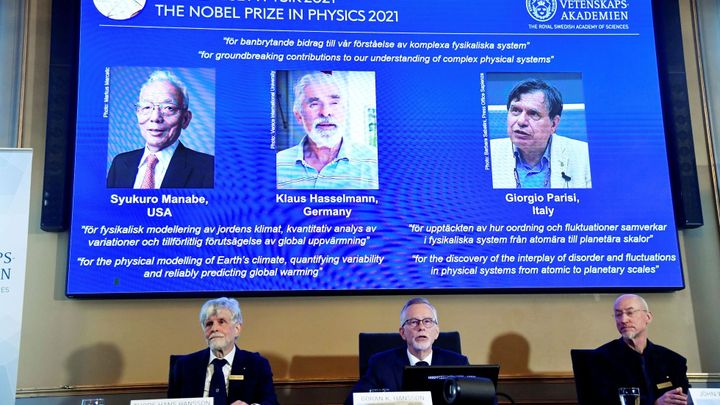 Nobelovu cenu za fyziku získali vědci za klimatické modely; Zdroj foto: Reuters