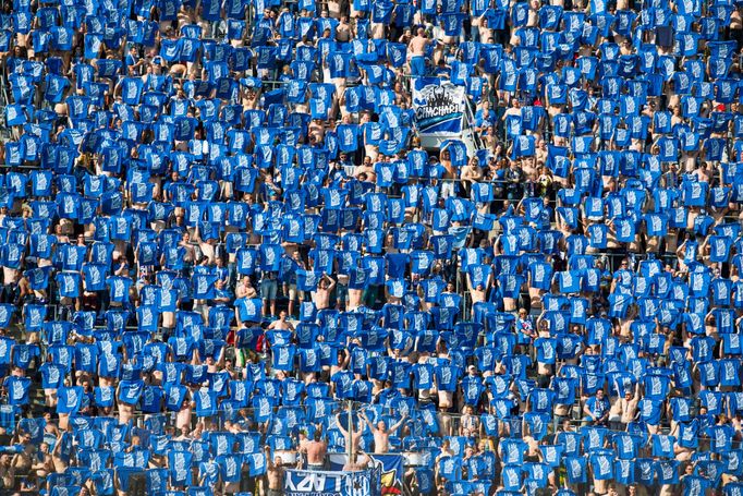 FNL, Olomouc-Bnaík: fanoušci Baníku