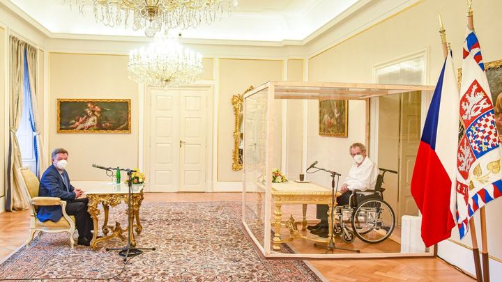 "Vybrali si mě jako cíl." Blažek po schůzce s prezidentem útočil na novináře; Zdroj foto: ČTK