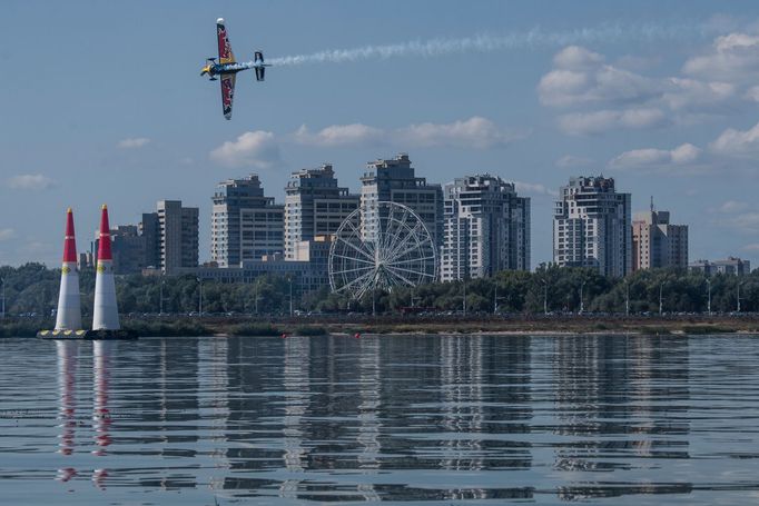 Martin Šonka na závodě Red Bull Air Race v Kazani 2018