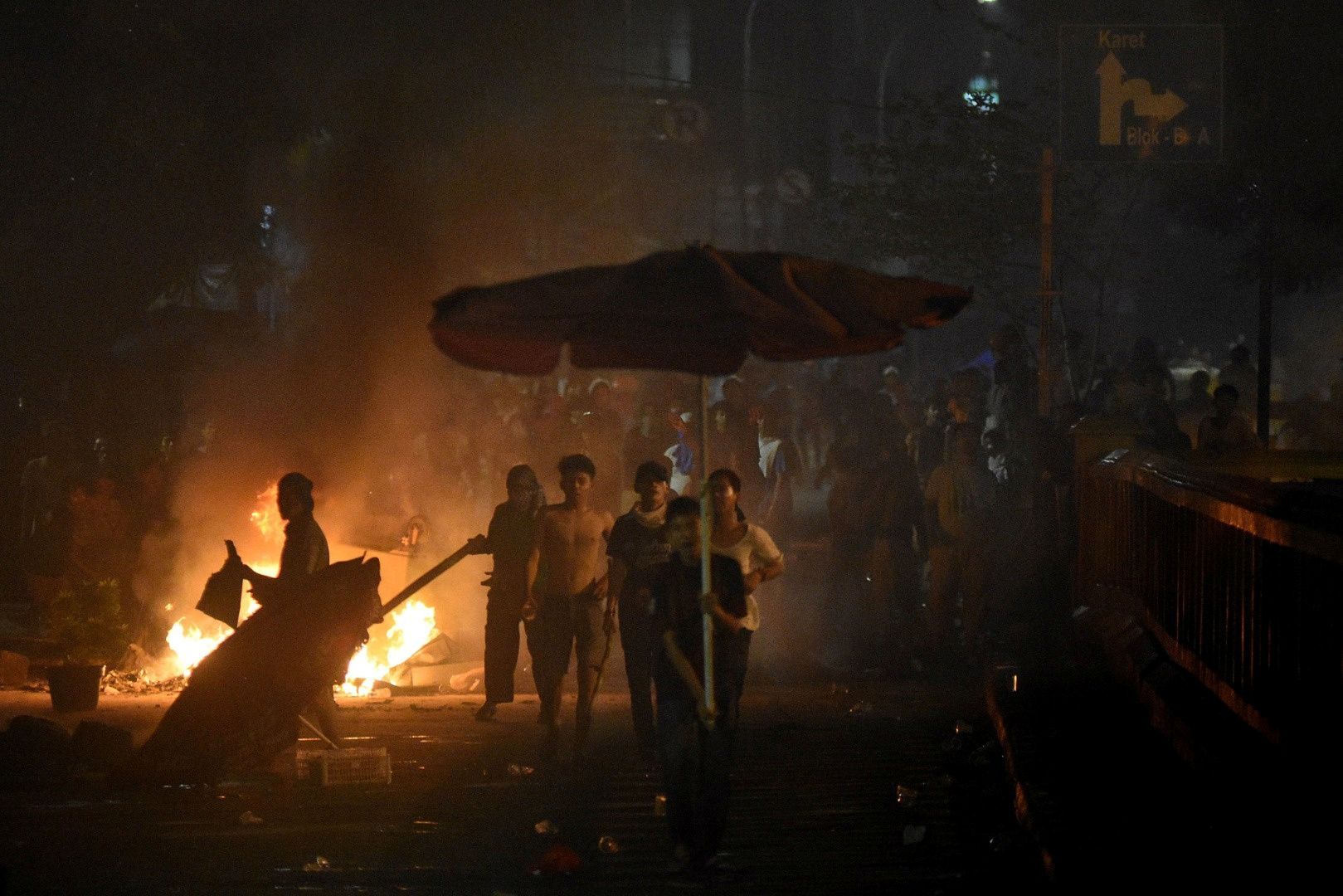 Protesty na Jakartě