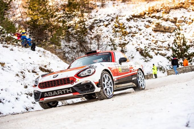 Martin Rada, Abarth na trati Rallye Monte Carlo 2022