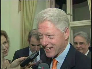 Bill Clinton v Praze