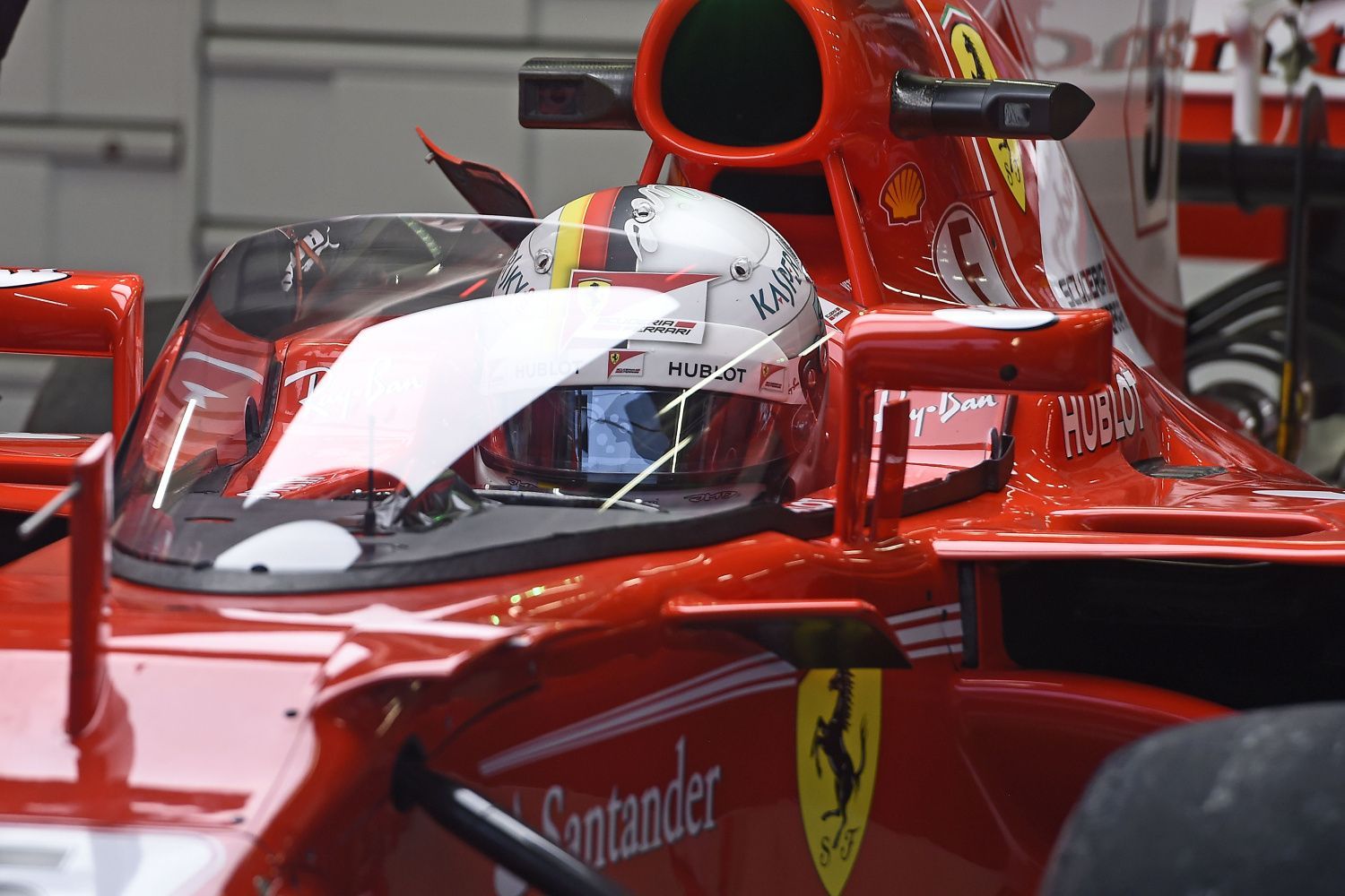 F1, VC Velké Británie 2017: Sebastian Vettel, Ferrari