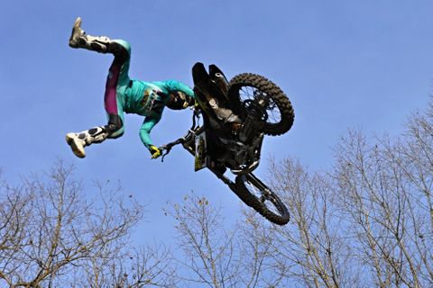 Filip Podmol trénuje na FMX Gladiator Games