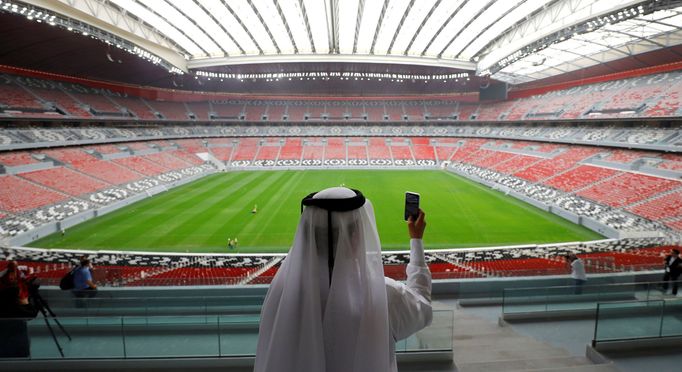 Stadion v Chúru, kde za měsíc začne MS ve fotbale