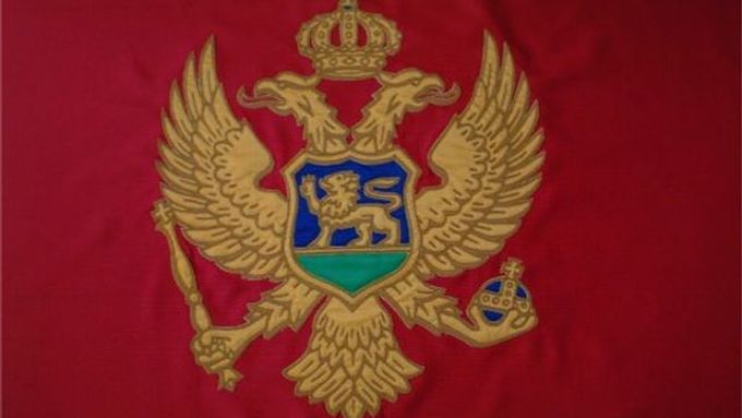 Státní znak Černé Hory, ilustrační foto.