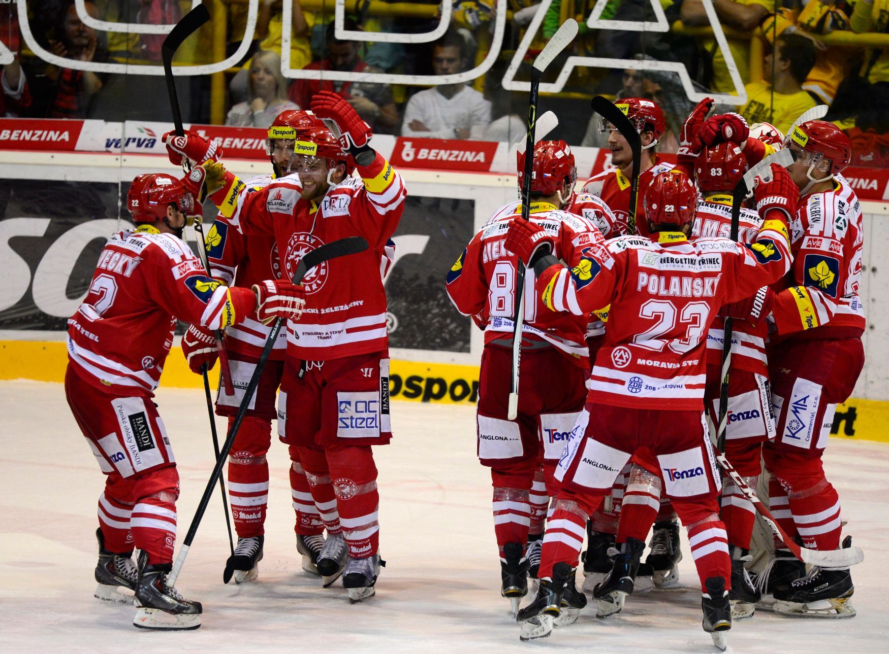 ELH, 6. finále, Litvínov-Třinec: Třinec slaví vítěztsví