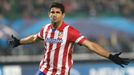 Atletico Madrid (Costa) slaví branku v Lize mistrů