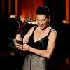 Julianna Margulies accepts her award during the 66th Primetime Emmy Awards in Los Angeles