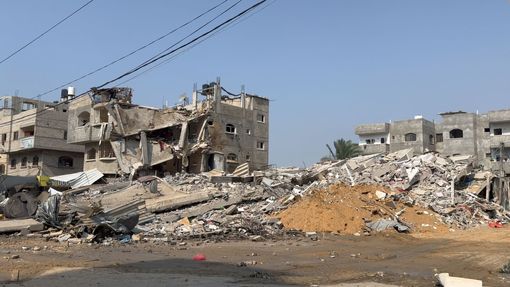 Následky útoků v Gaze