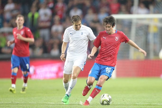 Tomáš Rosický na své rozlučce v Praze 9. 6. 2018.