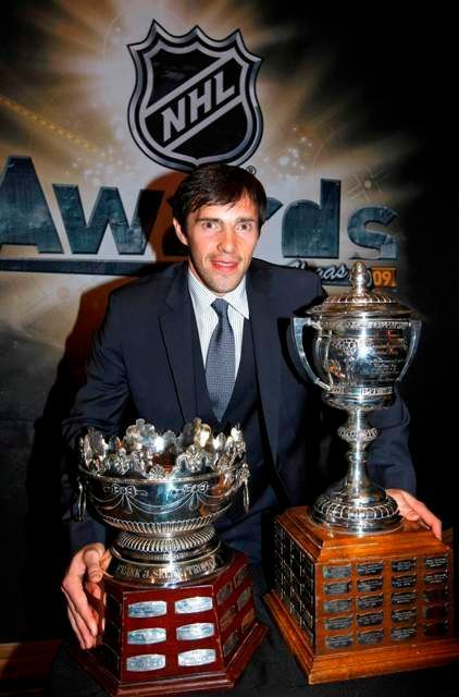 Předávání cen NHL v Las Vegas: Pavel Dacjuk