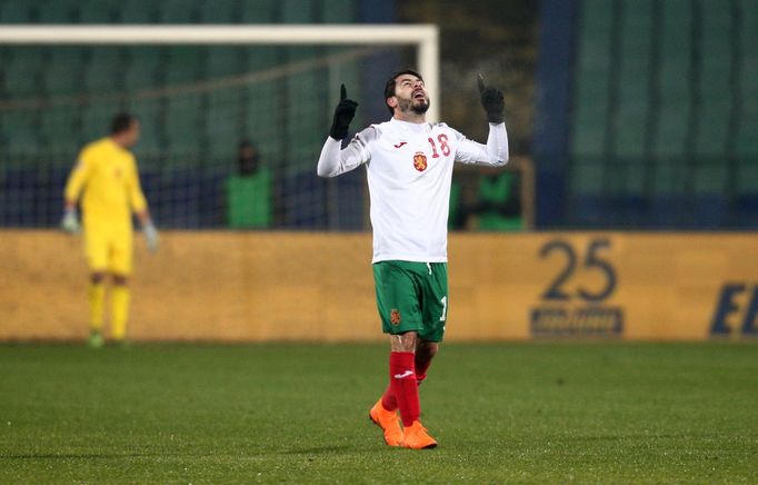 fotbal, Liga národů 2018, Bulharsko - Slovinsko, domácí hráč Galin Ivanov