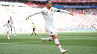 Ronaldo na moskevských Lužnikách rozhodl už ve čtvrté minutě a s 85 góly se stal nejlepším reprezentačním střelcem Evropy.