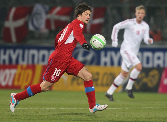 Fotbal, Česko - Dánsko: Tomáš Rosický