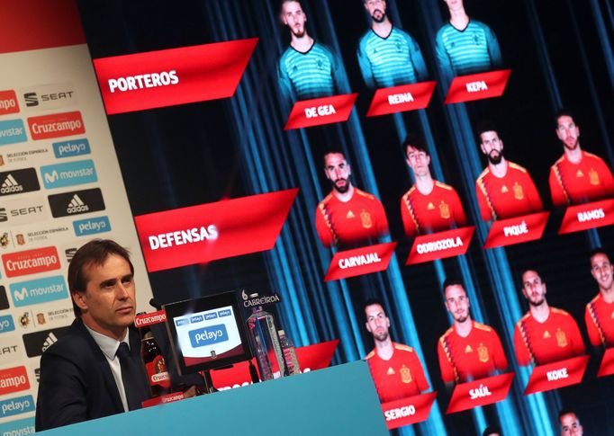 Julen Lopetegui (španělský trenér) před MS 2018