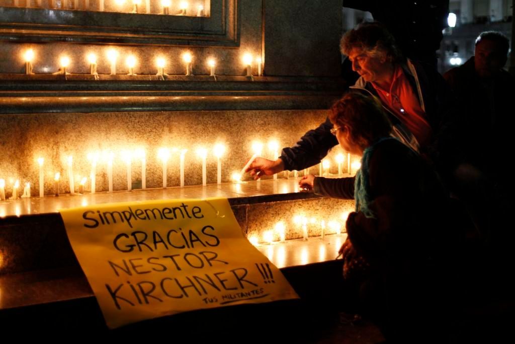 Pohřeb exprezidenta Argentiny Nestora Kirchnera