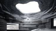 Kangyu Hu: Kaple zvuku v čínském městě Čcheng-te. Nominace na cenu Architectural Photography Awards 2022 v kategorii Interiér.