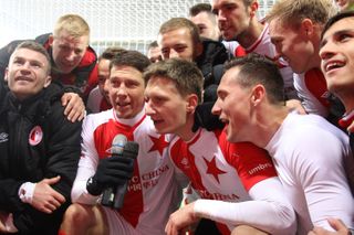 EPL, Slavia-Mladá Boleslav: radost Slavie