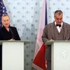 Hillary Clintonová v Černínském paláci