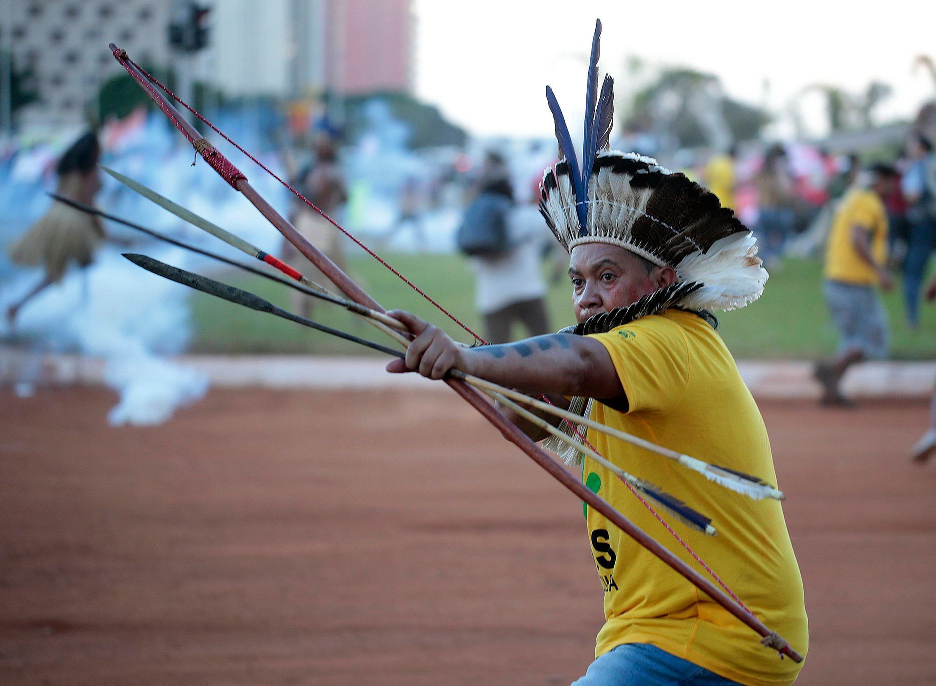 Brazílie - demonstrace proti MS ve fotbale