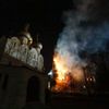 Požár kláštera v Moskvě
