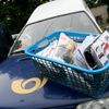 Motorizované doručování pošty na Příbramsku