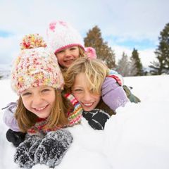 Děti na sněhu