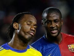 Krajané z Pobřeží slonoviny a soupeři - Didier Drogba a Yaya Toure