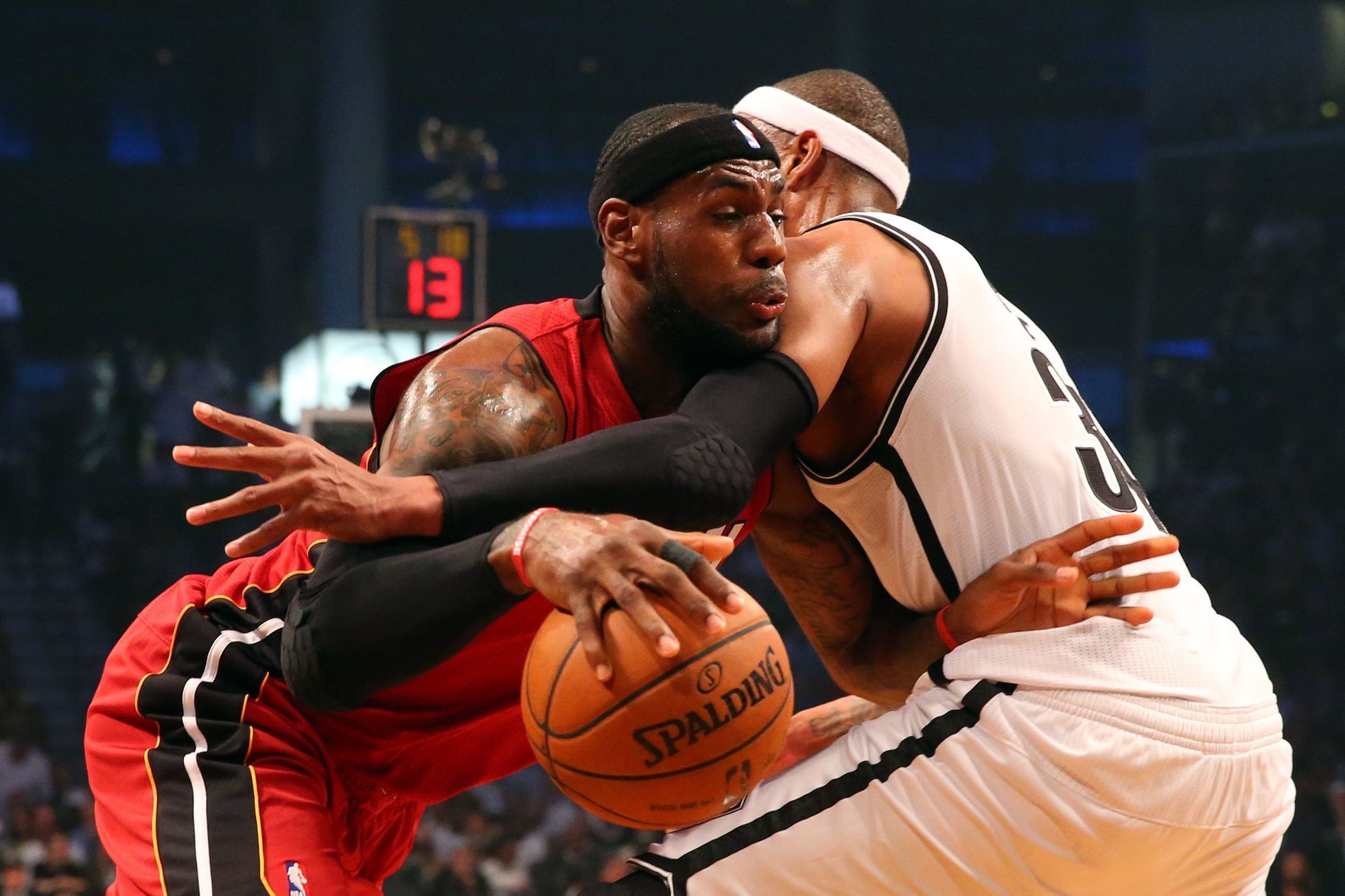 NBA: Playoffs-Miami Heat vs Brooklyn Nets (James a Pierce)