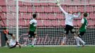 Sparta vs. Jablonec, utkání Synot ligy (Lafata, Hrubý, gól)