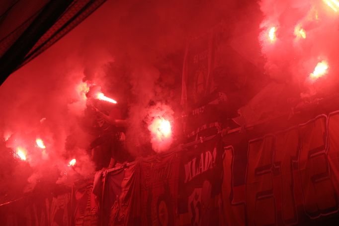 FL, Sparta-Slavia: fanoušci Sparty