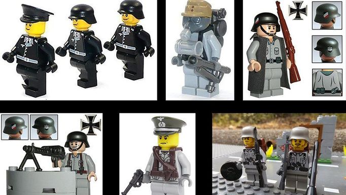 Postavičky Lego v nacistických uniformách