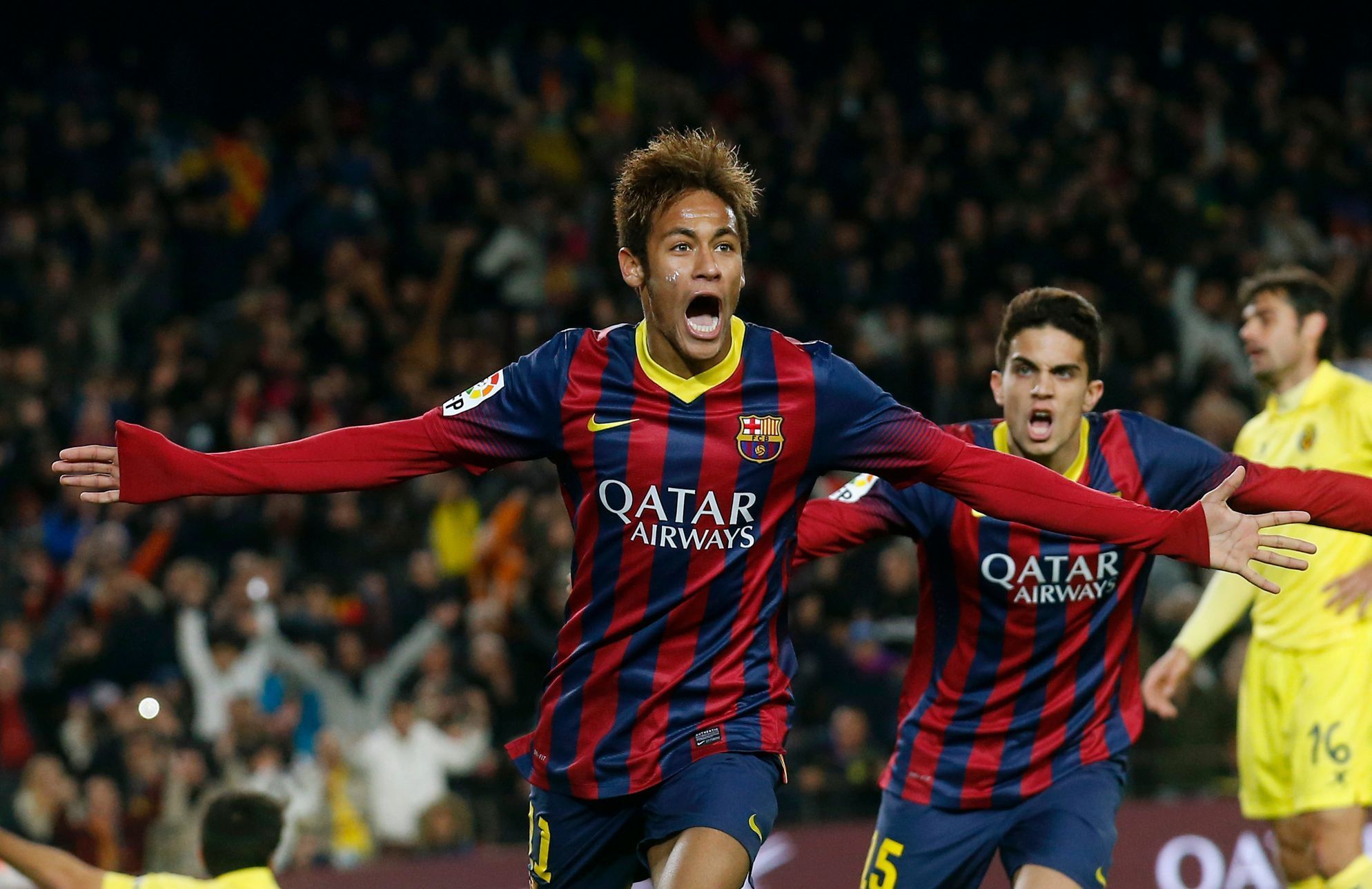 Neymar slaví gól