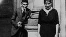 Franz Kafka se sestrou Ottlou v Praze, 1914.