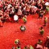 Španělsko, Tomatina, rajčata, bitva, kuriozita, rajče