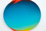 Jan Kaláb: Blue Cloud 1234 PM, 2018, akryl na plátně, 96 x 102 cm.