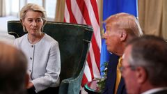 Trump USA Skotsko celní politika EU EK Leyenová ursula cla clo