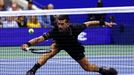 Novak Djokovič v utkání 3. kola US Open 2025