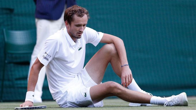 Daniil Medveděv se na letošním Wimbledonu nepředstaví