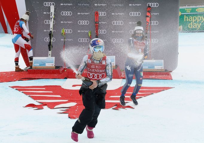 Ester Ledecká, Super G, Val d'Isere 2020