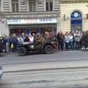 Pietní akt před budovou Českého rozhlasu