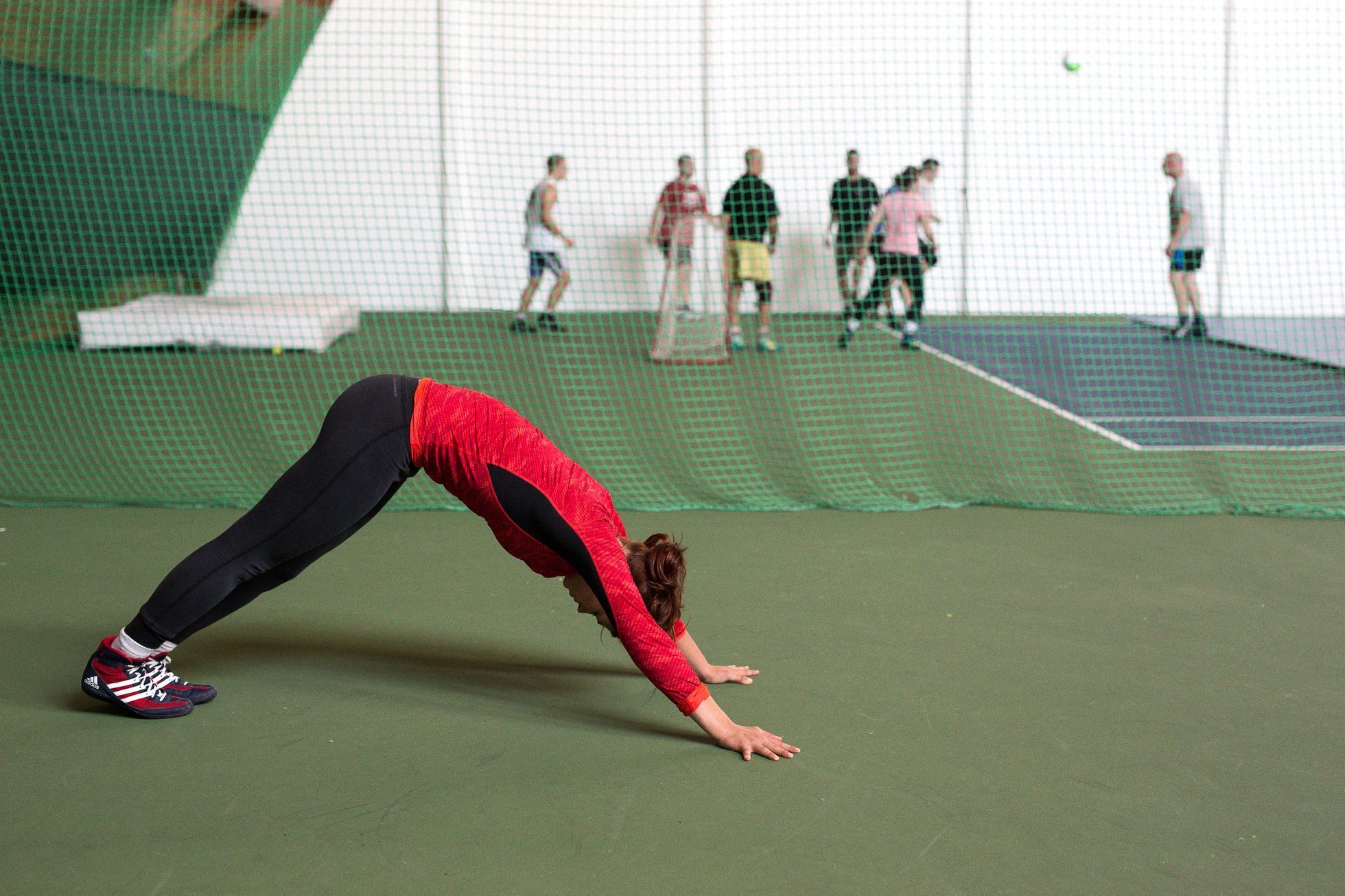 Zápasnice Adéla Hanzlíčková trénuje na olympiádu do Ria